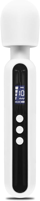 "THE ROCK XL" 23.5 cm ultra-powerful vibrating massager for women with screen