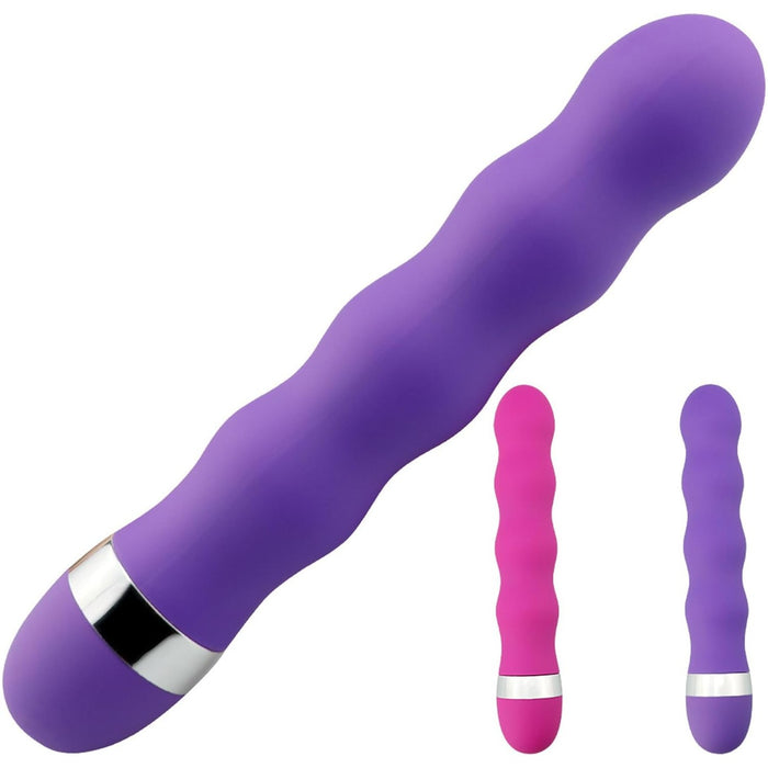 G-spot vibrator made of silicone with 10 vibration modes, waterproof and battery-operated