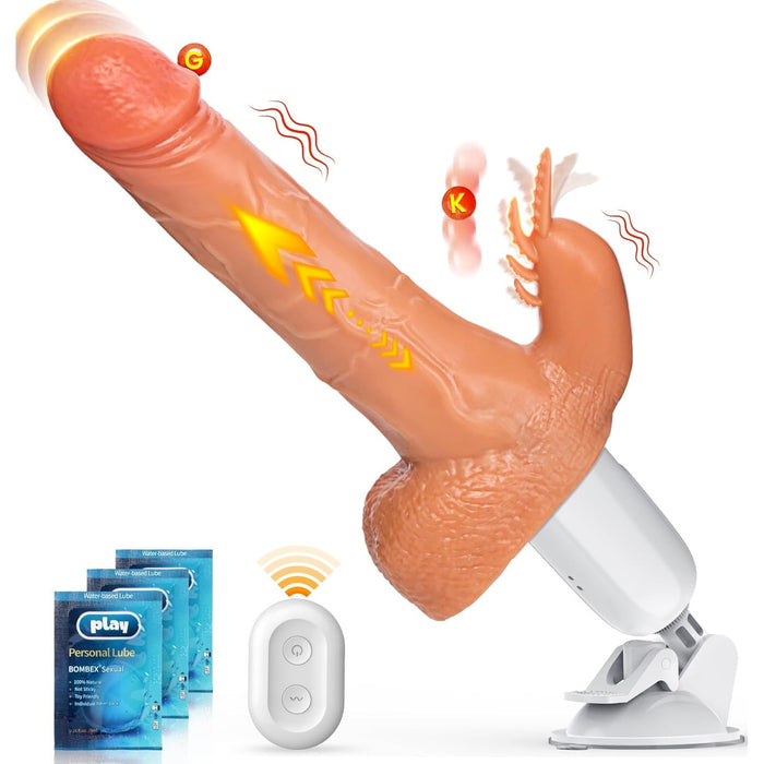 Fickmaschine su Dildo ir Vibrationų funkcija – G taško ir Klitorio stimuliatorius moterims