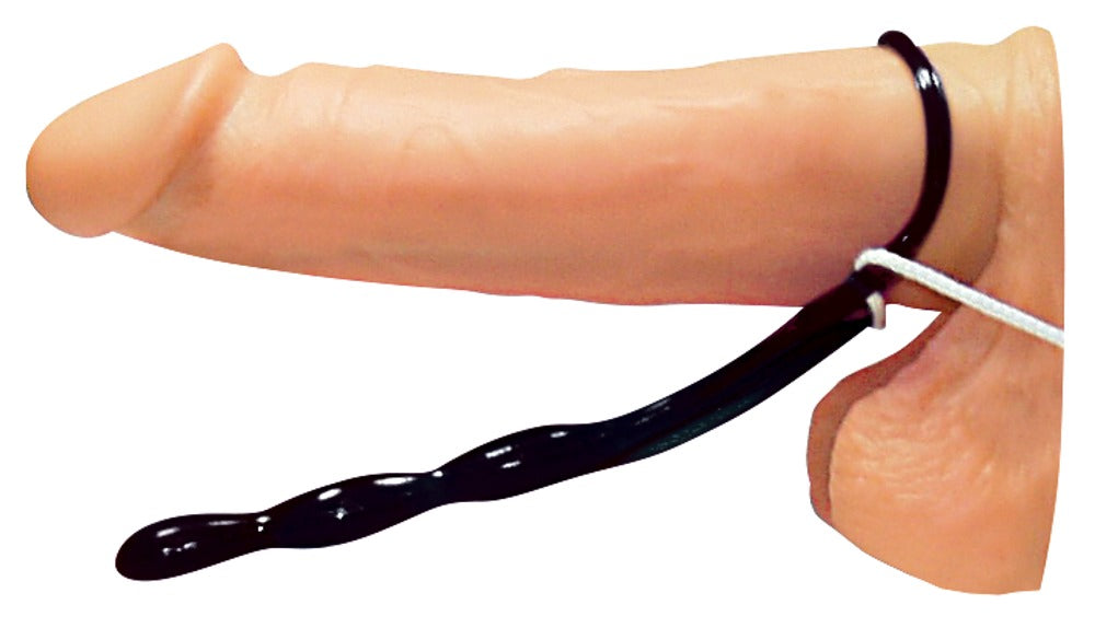 Porator Black penio žiedas su analine grandinėle