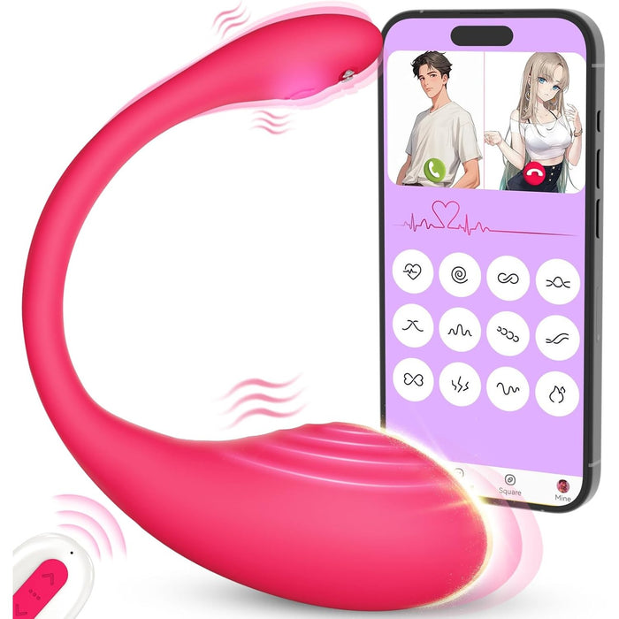 Vibrator for women with an app – 10 different vibration modes for intimate pleasure