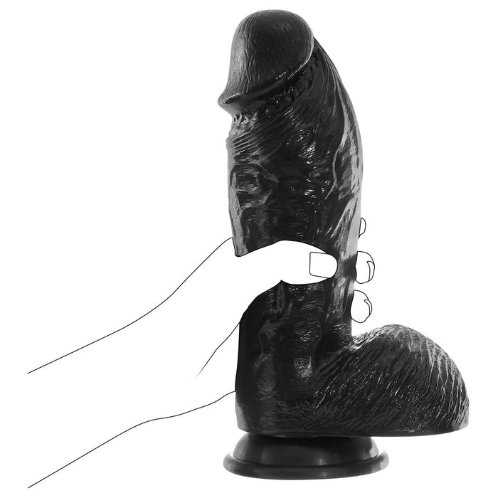Realistinis 21 cm Analinis Dildo su 3D Tekstūra ir G taško stimuliacija