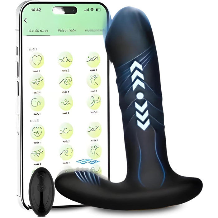 Nešiojamas silikoninis vibratorius su G-taško ir klitorio stimuliacija bei 9 režimai