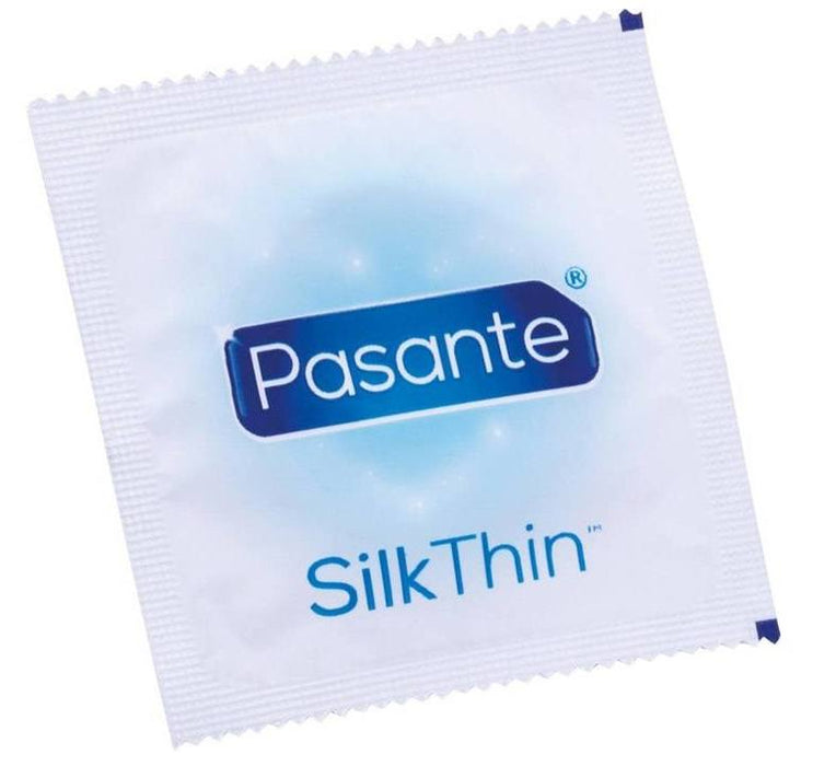 Pasante Silk Thin itin natūralių pojūčių prezervatyvai 12 vnt.