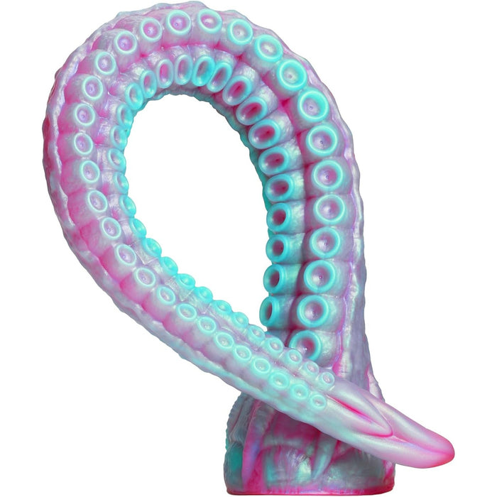 40 cm skysto silikono Oktopuso Dildo su stipriu prisispaudimu – unikalios spalvos, realistiškas dizainas
