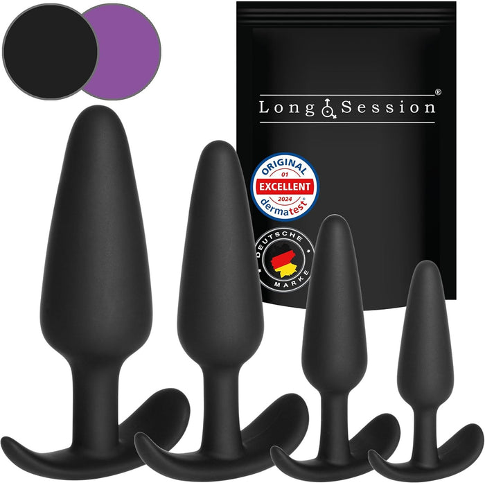 Butt Plug set made of skin-friendly silicone - a gentle and safe procedure