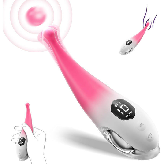 Vibracija moterims – klitorio ir G taško stimuliatorius su 10 režimų ir stipria vibracija