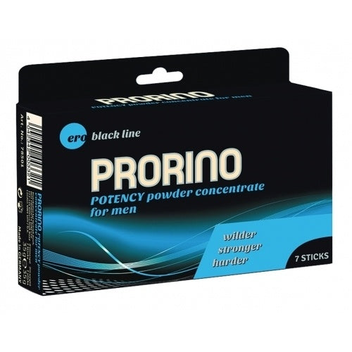 ERO Prorino Potency Powder Concentrate stimuliuojantys milteliai vyrams, 7 pak.