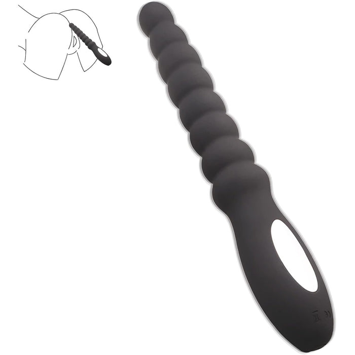 Rechargeable anal beads with 10 vibration modes for pleasure