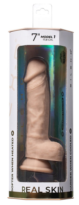 7" Model 1 Real Skin – Realistic Dildo with Strong Suction Cup and Flexible Design