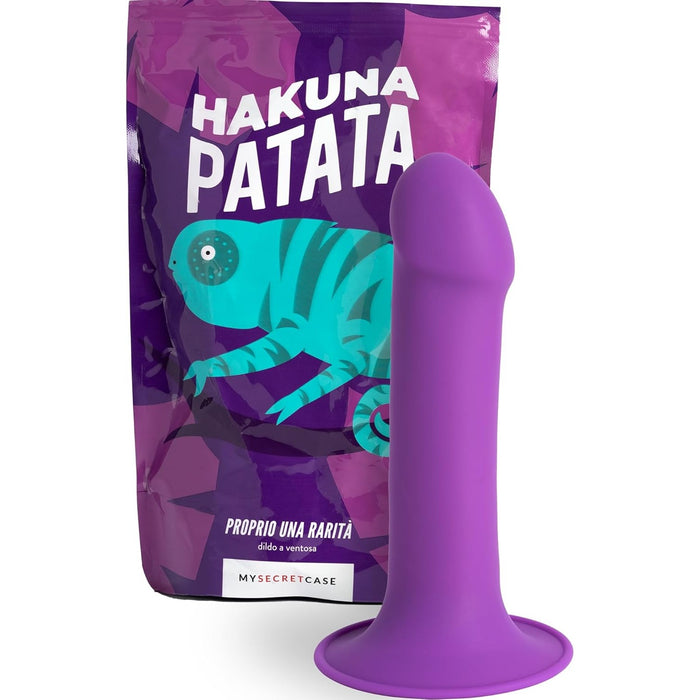 Spalvingas silikoninis dildo su stipriu prisispaudimu, atsparus vandeniui