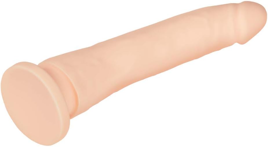 Natural dildo with strong suction base, skin-friendly silicone, size S