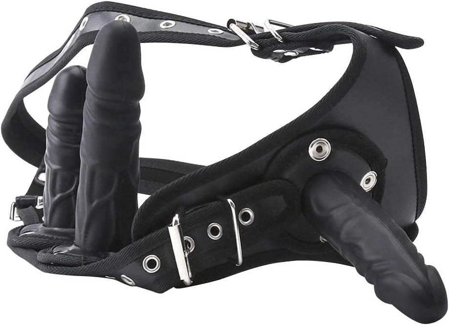 Adjustable Strap-On with 3 Silicone Dildos - Comfort and Pleasure Guaranteed
