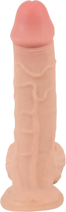 Realistinis Naturdildo M su minkšta, gyvybingai atrodančia tekstūra ir stipriu prisiurbimo pagrindu