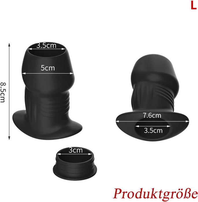 Anal tunnel plug with valve – a safe and pleasurable choice for couples (L)