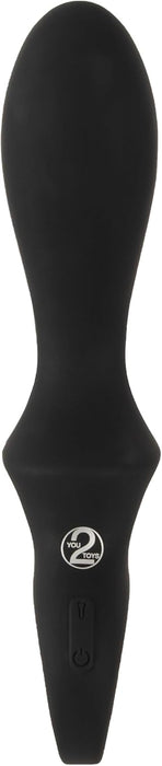 Eternal inflatable G-spot vibrator, black, 10 cm long