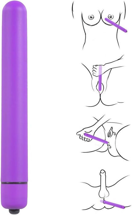 Mini Vibratorius su 10 greičių ir vandeniui atspariu dizainu moterims