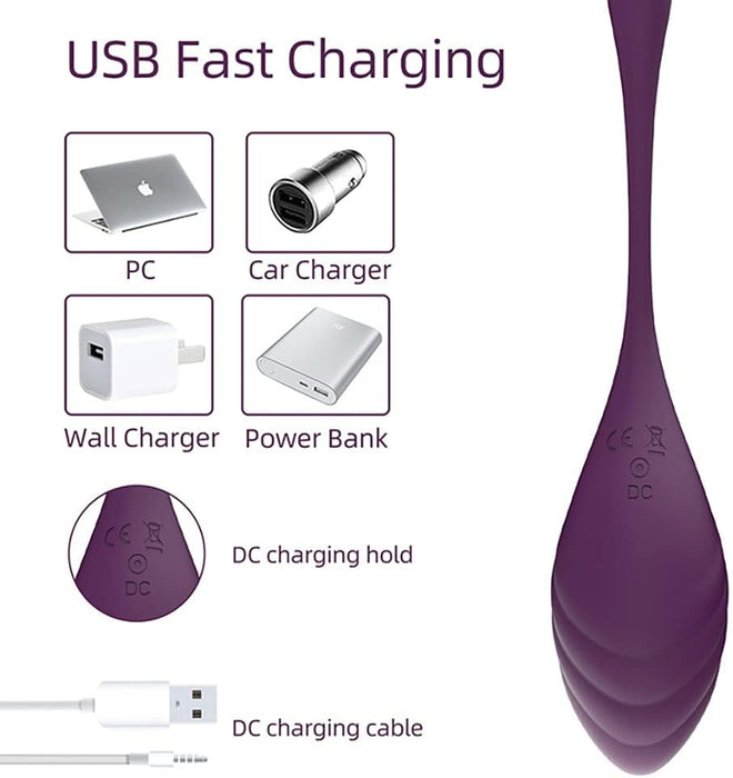 Precisely controlled bullet vibrator with 9 modes and remote control via app