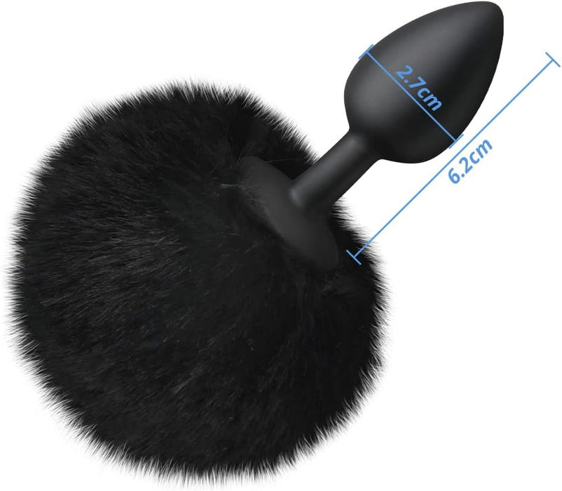 Silicone Anal Butt Plug with Teddy Bear Tail – Enjoy a New Experience