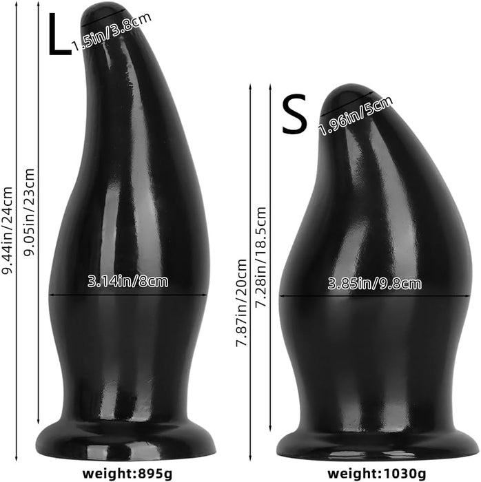 Large Ergonomic Anal Dildo with Strong Suction Cup for Comfort