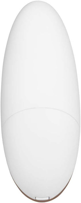 Discreet 12 cm massager with silicone button and 7 modes