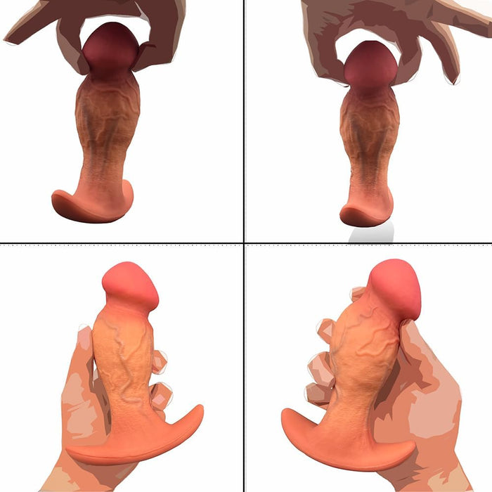 Realistic Acorn Dildo with Anchor Base – Great Sex Toy