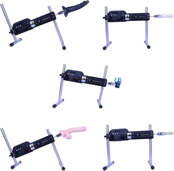 Automatic sex device with realistic dildos and adjustable speed