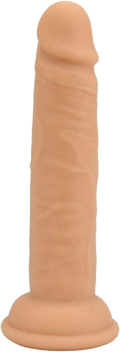 4.5 inch silicone dildo with strong attachment base