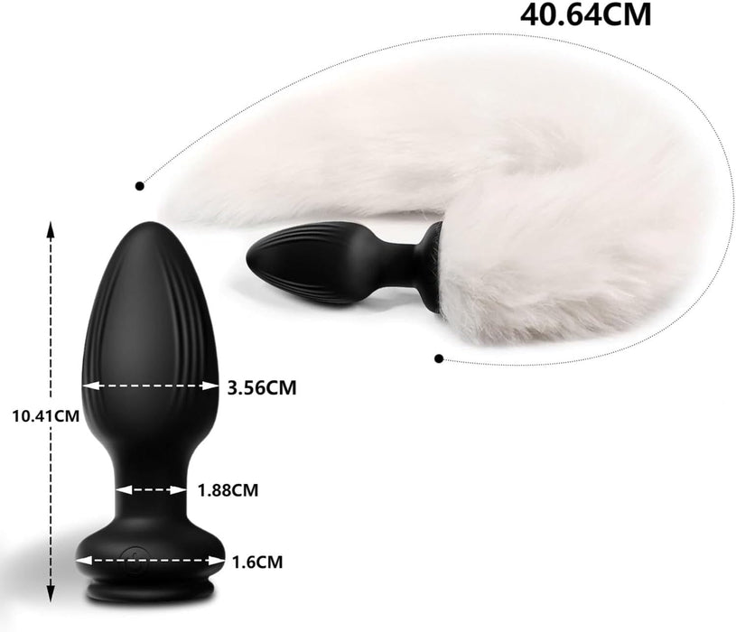 Silikoninis analinis žaislas su nuotoliniu valdymu