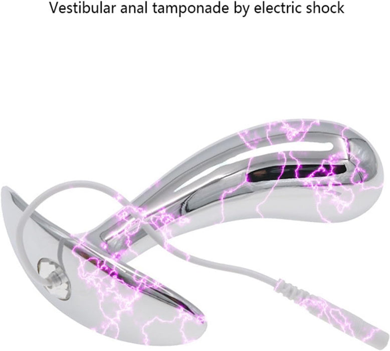 Elektrinis Nerūdijančio Plieno Analinis Kaištis su Trijų Dydžių Pasirinkimu, Sidabrinis L