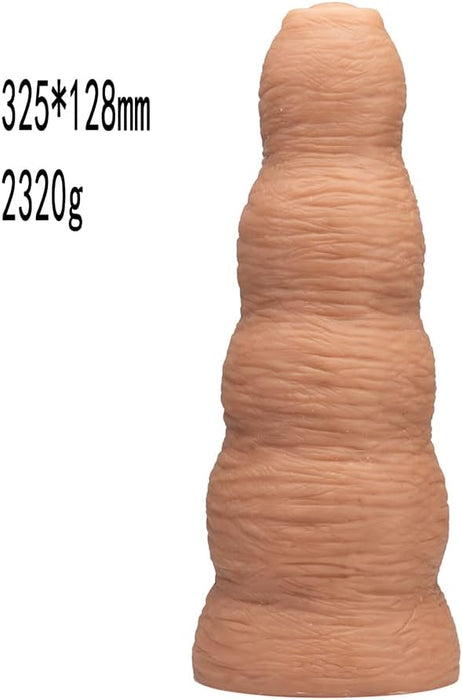XXXL Dildo with strong attachment flap, 32.5 cm realistic pleasure