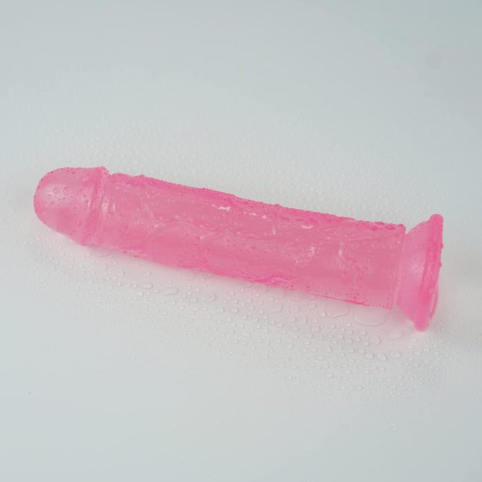 Crystal Jellies Realistic Dildo with Secure Clip Base 17.5 cm