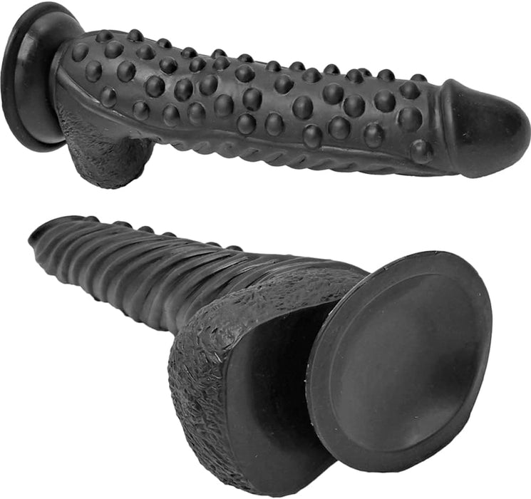 Realistic 27 cm dildo with strong suction cup attachment line