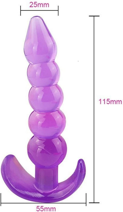 Analinių vibratorių rinkinys su 8 skirtingais modeliais moterims ir vyrams