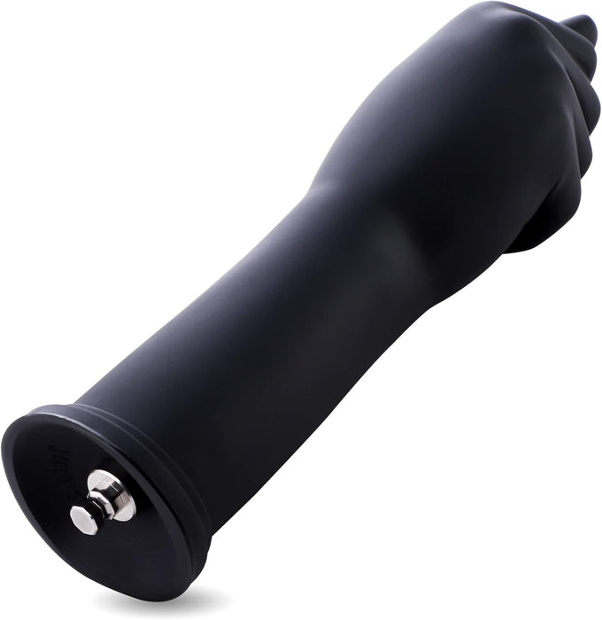 Soft 21.6 cm silicone dildo with KlicLok system, medium size