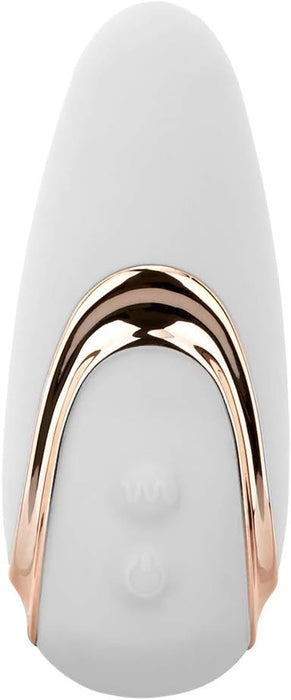 Comfortable 11 cm silicone clitoral massager with 7 programs