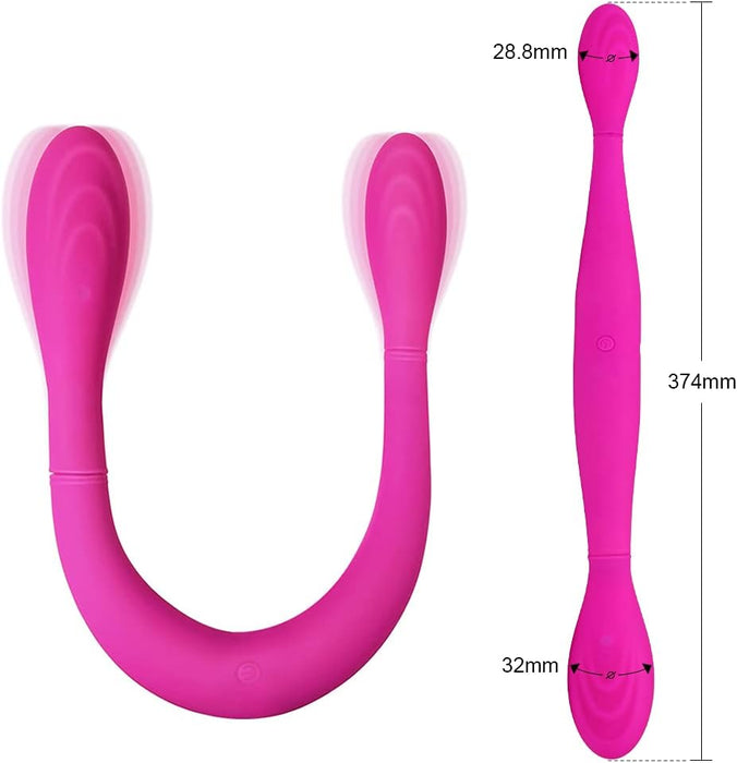 Universalus poros vibratorius su 7 režimais, stimuluojantis klitorį ir G tašką, atsparus vandeniui