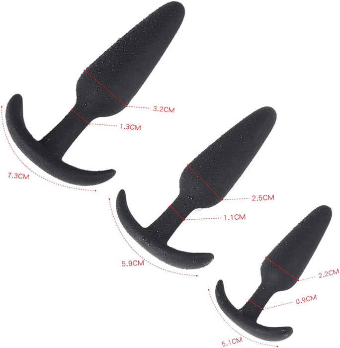 Analinis kaištis rinkinys – trys dydžiai malonumui ir komfortui