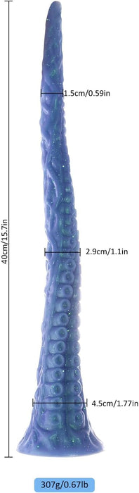 40cm Tentacle Dildo with Strong Suction Cup - Unique Silicone XL Anal Plug