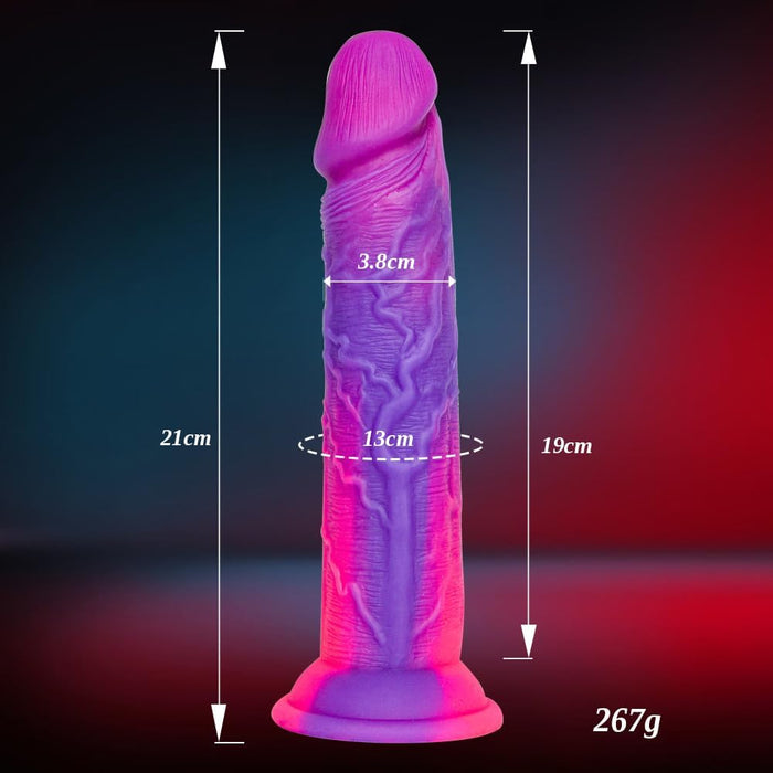 20 cm Realistic Silicone Monster Dildo with Strong Suction Base