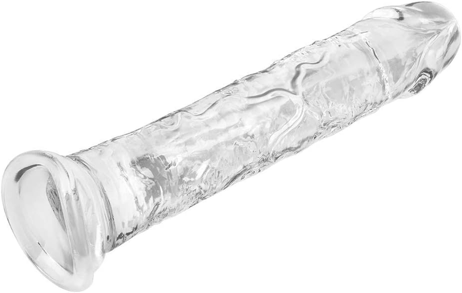 Natural medium-sized dildo with strong attachment base 19 cm