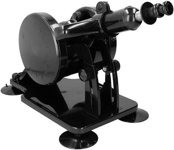 Sex machine with realistic flexible dildo and fluffy vagina