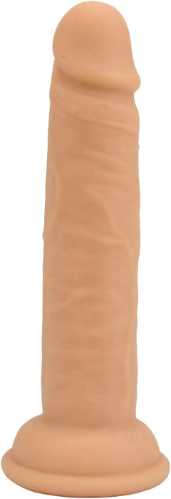 4.5 inch silicone dildo with strong attachment base