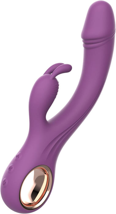 Sex vibrator with 10 vibration modes and clitoral stimulator