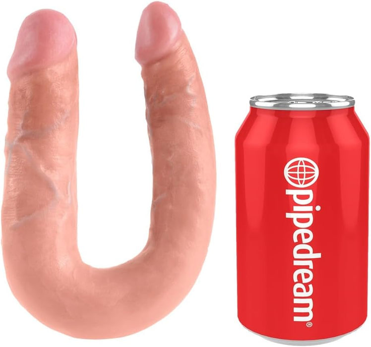 Karališkas dvigubas dirbtinis penio žaislas su realistiškomis detalėmis