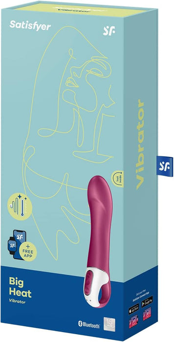 Galingas G-taško vibratorius su šildymo funkcija ir programėle valdymu