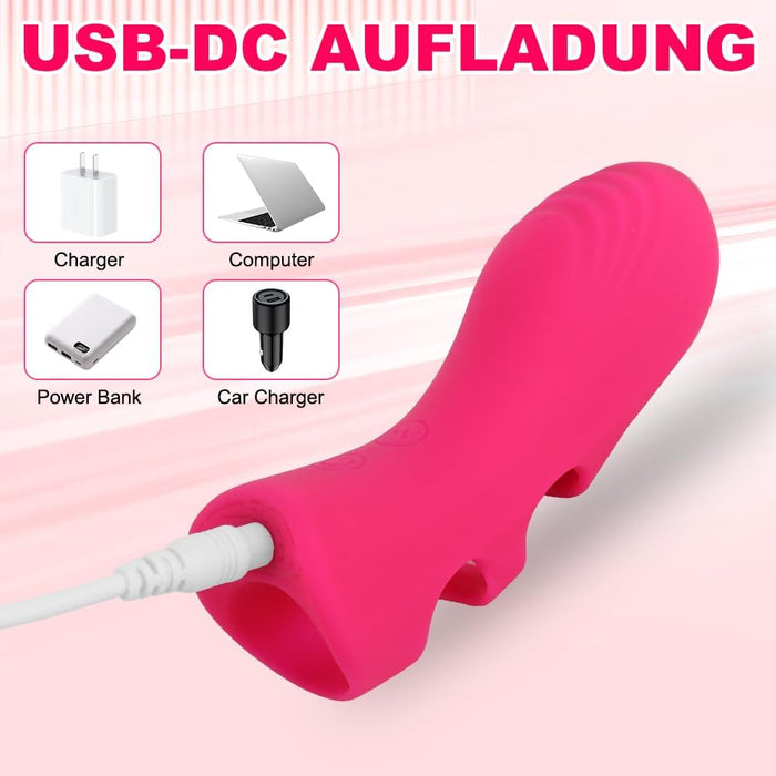 Fingervibratorius su 10 vibracijos režimų – kompaktiškas ir intymus malonumas