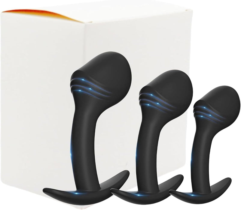 Anal Plug Set with Safety T-Handle – Comfort and Stimulation