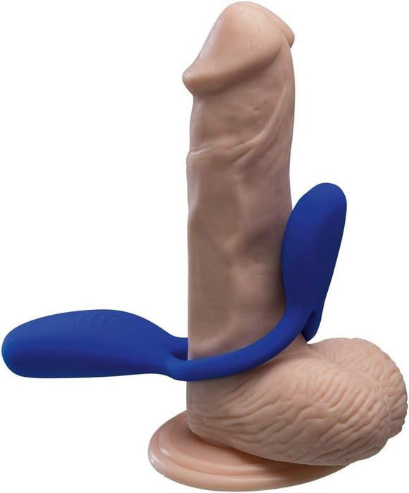 Flexxio couple vibrator made of high-hygiene silicone, blue