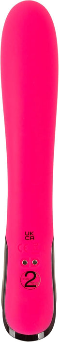 Pink Sunset G-spot Vibrator with Digital Display, 13.5 cm